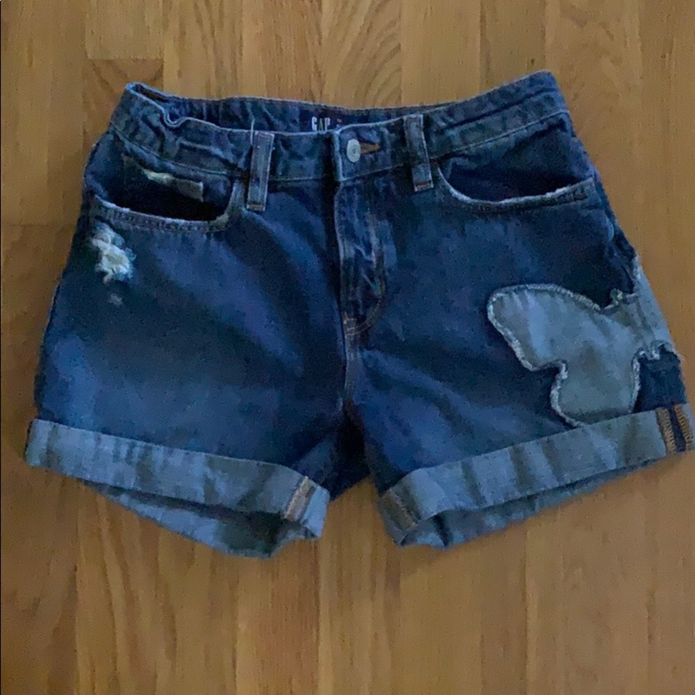 GAP denim shorts with butterfly, girls’ 14